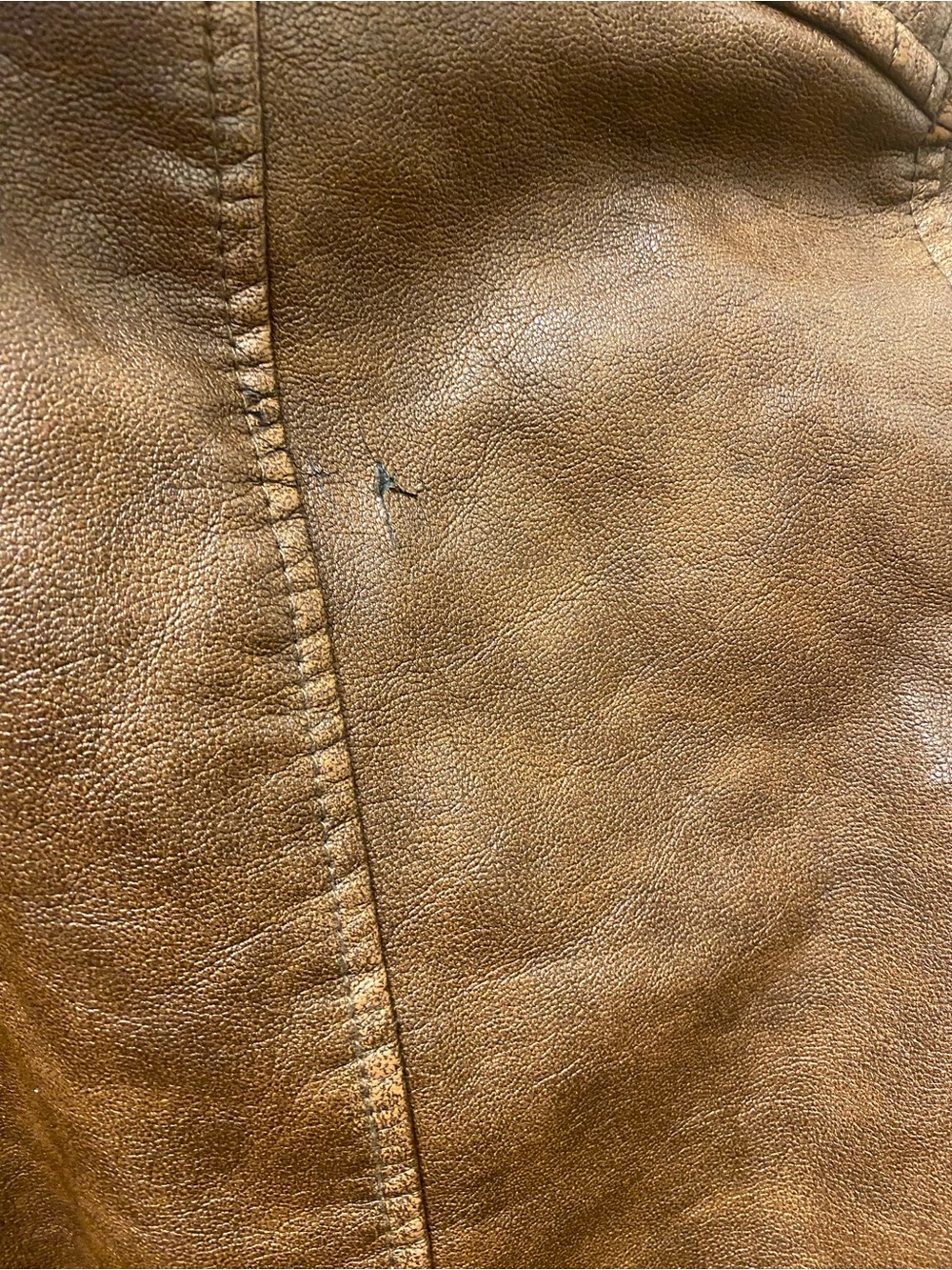 Levi’s Brown Quilted Faux Leather Jacket with Hood - Picture 7 of 9